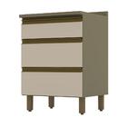 Balcao Com Tampo 3 Gavetas 60 Cm Mdf Evy Ci63 Henn