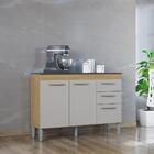 Balcao Com Tampo 3 Portas 120 Cm 271 Poqq