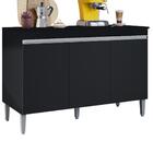 Balcao Com Tampo 3 Portas 120 Cm Manu Reajl Moveis