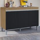 Balcao Com Tampo 3 Portas 120 Cm Manu Reajl Moveis