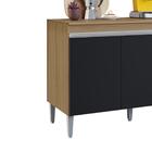 Balcao Com Tampo 3 Portas 120 Cm Manu Reajl Moveis