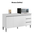 Balcao Com Tampo 3 Pt 3 G 160 Cm Andreia Reajl Moveis