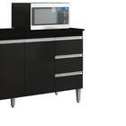 Balcao Com Tampo 3 Pt 3 G 160 Cm Andreia Reajl Moveis