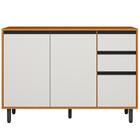 Balcão Com Tampo 3p 2g 120 Cm 12640 Raven Pln