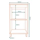 Balcao Com Tampo 40 Cm Mdp 1 Pt Vera Bve02 Mxm