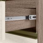 Balcao Com Tampo 4G 40 cm MDF Kali 16410 Carvalho Toq Bianco