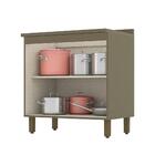 Balcao Com Tampo 80 Cm Mdf Evy Ci64 C904 Henn