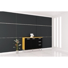 Balcão Com Tampo  3 Portas 2 Gavetas 1 20 Cm Lavinia Damasco