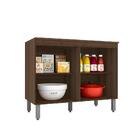 Balcão Com Tampo Bella 2 Portas Terraro/ Naturally - Moveis A