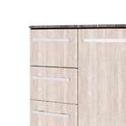 Balcão Com Tampo Carol 120 2 Portas E 3 Gavetasl Montana Elmo