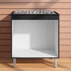 Balcao Com Tampo Cooktop 79 Cm 2 Portas Andreia Reajl