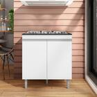 Balcao Com Tampo Cooktop 79 Cm 2 Portas Andreia Reajl