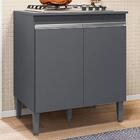 Balcao Com Tampo Cooktop 79 Cm 2 Portas Andreia Reajl