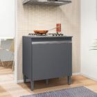 Balcao Com Tampo Cooktop 79 Cm 2 Portas Andreia Reajl