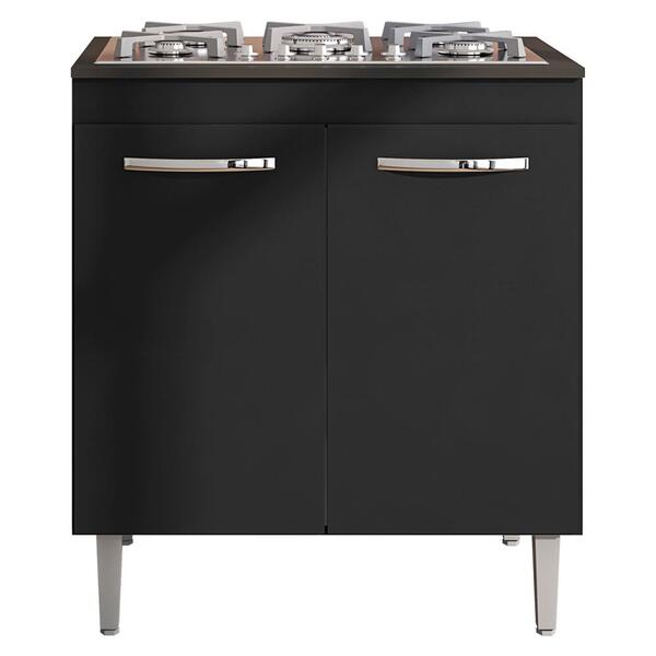 Balcao Com Tampo Cooktop 79 Cm 2 Portas Catarina Reajl