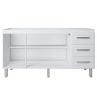 Balcão Com Tampo Diana 150 Cm Branco Moblis