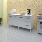 Balcão Com Tampo Diana 150 Cm Branco Moblis