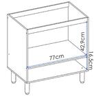 Balcao Com Tampo E Balcao Forno Mdf Kali Nicioli