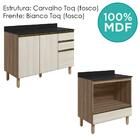 Balcao Com Tampo E Balcao Forno Mdf Kali Nicioli