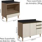 Balcao Com Tampo E Balcao Forno Mdf Kali Nicioli