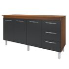 Balcão Com Tampo Emily 160 Cm Savana Moblis