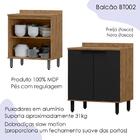 Balcao Com Tampo Mdf 80 Cm 2 Portas Tosc Bt002 Mxm