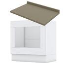 Balcao Com Tampo Para Forno De Embutir Mdf York Ci367 C904 He