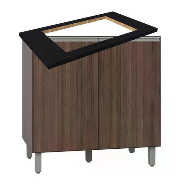 Balcao Com Tampo Pra Cooktop 4 Bocas 80cm 12501x17504 Evidenc