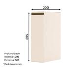 Balcão Condimentos 20cm Évelin Off White – Henn