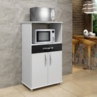 Balcão Conquista 02 Portas 01 Gavetas Arte Móveis Branco