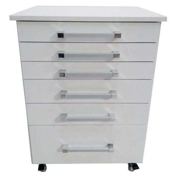 Balcão Consultorio Odontológico C/6 Gavetas-armário Auxiliar