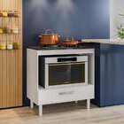 Balcão Cooktop 1 Gaveta Nicioli Branco Uv