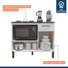Balcão Cooktop 2 Portas 1 Gaveta Teresina  Branco