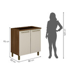 Balcão Cooktop 2 Portas Tarantela Valdemóveis