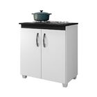 Balcão Cooktop - 4 Bocas Fox Armário Para Cozinha Casa Branco