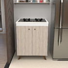 Balcão Cooktop Auxiliar Cozinha 2 Portas 90x70cm Netmobil - D