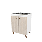 Balcão Cooktop Auxiliar Cozinha 2 Portas 90x70cm Netmobil - D