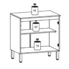 Balcao Cozinha 02 Portas 80cm 766am Ktp