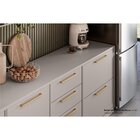 Balcão Cozinha 1 Porta 1 Gaveta 80cm Com Tampo 100% Mdf Rodap