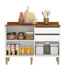 Balcao Cozinha 2 Portas Perola Salleto