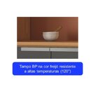 Balcão Cozinha 3 Portas 2 Gavetas 120cm Com Tampo 100% Mdf Do