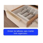 Balcão Cozinha 3 Portas 2 Gavetas 120cm Sem Tampo 100% Mdf Do