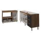 Balcão Cozinha Armário Gabinete De Pia 150 Cm Deise E Balcão