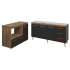 Balcão Cozinha Armário Gabinete De Pia 160 Cm Estela E Balcão