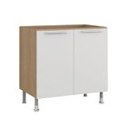 Balcão Cozinha Aspen 81x79,8x50,8 Cm Carvalho/branco