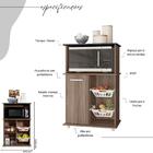 Balcão Cozinha Com 2 Cestos Multimóveis Cr20267