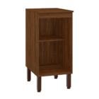 Balcão Cozinha Com Tampo E 1 Porta Ottawa Nogueira Off White