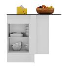 Balcão Cozinha De Canto Com Rodapé 1 Porta Veneza Multimóveis