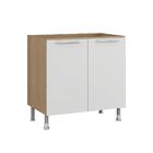 Balcão Cozinha Ditália Aspen 2pt Cd-102 Carvalho/branco