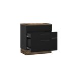 Balcão Cozinha Em Aço 2 Gavetas 80cm Com Tampo Para Cooktop 5